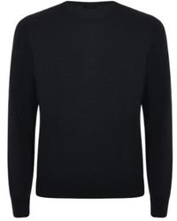 Fay - Ribbed Crew Neck Sweater - Lyst