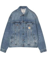 Carhartt - Helston Paint-Splatter Denim Jacket - Lyst