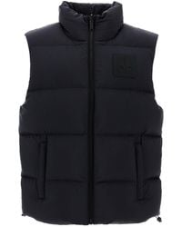Moose Knuckles - Logo Patch Reversible Down Vest - Lyst