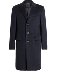 ZEGNA - Oasi Single-Breasted Coat - Lyst