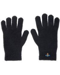Vivienne Westwood - Orb Logo Knit Gloves - Lyst