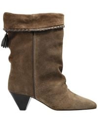 Isabel Marant - Pleated Ankle Boots - Lyst