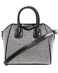 Givenchy - Antigona Embellished Mini Top Handle Bag - Lyst