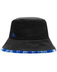 Burberry - Plaid-Check Pattern Felted Bucket Hat - Lyst