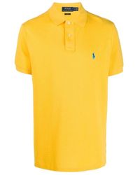 Polo Ralph Lauren - Logo Embroidered Short-Sleeved Polo Shirt - Lyst