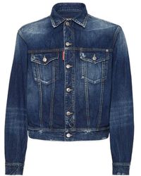 DSquared² - Be Cool Be Nice Wash L.A. Jean Jacket - Lyst