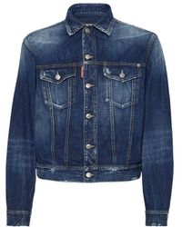 DSquared² - Be Cool Be Nice Wash L.A. Jean Jacket - Lyst