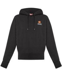 KENZO - Boke Flower Motif Hoodie - Lyst