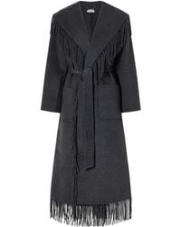 Jonathan Simkhai - Fringed Wool-Blend Coat - Lyst