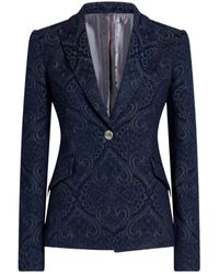 Etro - Denim Jacket - Lyst
