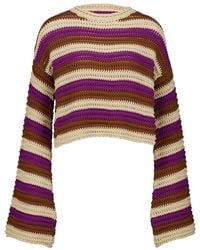 La DoubleJ - Crop Sweater - Lyst