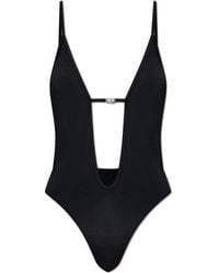 DIESEL - Daisy Dnm High Cut One Piece Swimsuit - Lyst