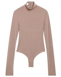 ANDAMANE - Turtleneck Bodysuit - Lyst