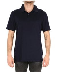 James Perse - Short-Sleeved Jersey Polo Shirt - Lyst