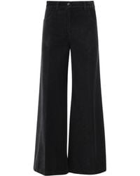 Aspesi - Wide-Leg Casual Pants - Lyst