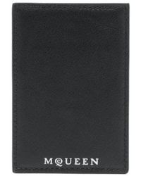 McQueen - Skull Printed Card Holder - Lyst