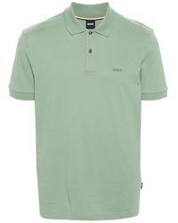BOSS - Boss Logo Embroidered Regular-Fit Polo Shirt - Lyst