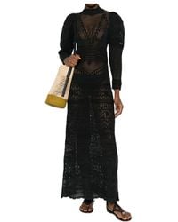 Isabel Marant - Puff-Sleeve Crochet Dress - Lyst