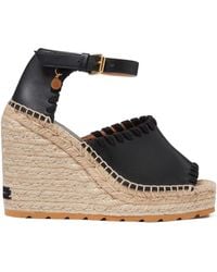 Stella McCartney - Wedge Heeled Gaia Espadrilles - Lyst