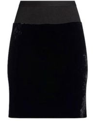 Rick Owens - Velvet Midi Skirt - Lyst