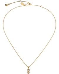 Jimmy Choo - Jc Pearl Cube Pendant Necklace - Lyst