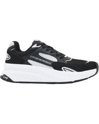 EA7 - Emporio Armani Mesh Panelled Sneakers - Lyst