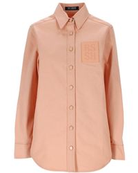 Raf Simons - Logo Long-Sleeved Shirt - Lyst
