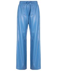 Nanushka - Faux-Leather Drawstring-Waist Trousers - Lyst
