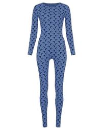 Marine Serre - Printed Round Neck Jumpsuit - Lyst