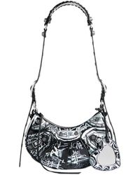 Balenciaga - Borsetta A Tracolla Le Cagole Xs Bag Graffiti Da Donna - Lyst