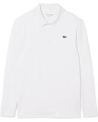 Lacoste - Regular Fit Ultra Dry Long Sleeved Golf Pol Shirt - Lyst