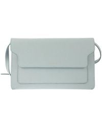 Marni - Logo-Print Leather Crossbody Bag - Lyst