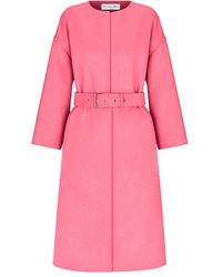 Dior - Coat With Belt - Lyst