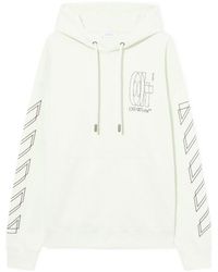 Off-White c/o Virgil Abloh - Outline Double Arrow Skate Hoodie - Lyst