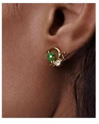 Dior - Precious Clover Stud Earrings - Lyst
