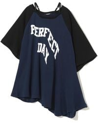 Undercover - Asymmetrical Short-Sleeved T-Shirt - Lyst