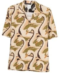 Paul Smith - Swan Print Shirt - Lyst