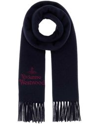 Vivienne Westwood - Embroidered Logo Scarf - Lyst