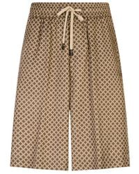 Peserico - Drawstring Patterned Shorts - Lyst