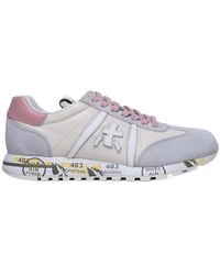 Premiata - Spliced Lace-Up Low-Top Casual Shoes - Lyst