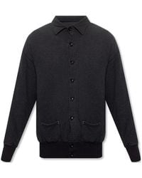 Maison Margiela - Logo-Patch Cotton Shirt Jacket - Lyst