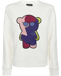 Emporio Armani - Manga Bear Long-Sleeved Sweatshirt - Lyst