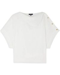 Soeur - Issa Button Short-Sleeve Blouse - Lyst