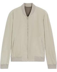 BOSS - X David Beckham Leather Bomber Jacket - Lyst