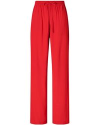 Sharon Wauchob - Tuileries Satin-Trimmed Silk-Tulle Straight-Leg Pants - Lyst