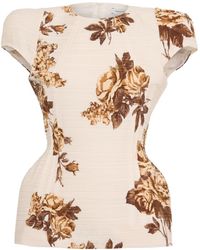 Magda Butrym - Short Sleeve Blouse - Lyst