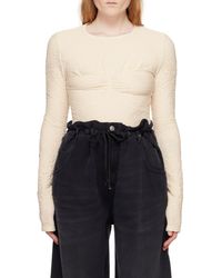 Isabel Marant - Round Neck Long-Sleeved Top - Lyst