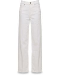 FRAME - Le Slim Palazzo Trousers - Lyst