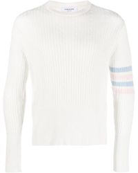 Thom Browne - 4-Bar Cable-Knit Jumper - Lyst
