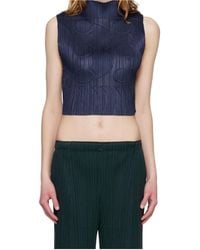 Pleats Please Issey Miyake - Pleated Vest - Lyst